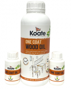 Koate One Coat Wood Oil Duo 1L + 100ml (x2)
