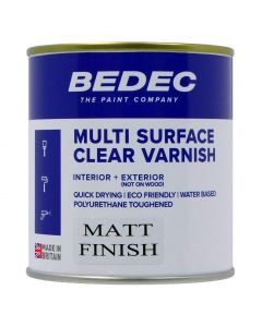 Bedec Multi Surface Clear Varnish Matt 500ml